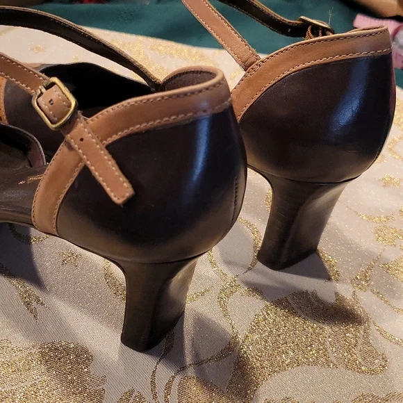 Easy Spirit Smart Shoe Sexy Ankle Straps Heels sz 6.5 Office Business - Picture 4 of 9